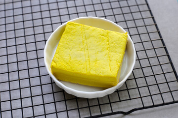 Soy tofu cubes, Tofu soy bean curd