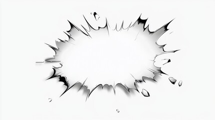 Dynamic black and white explosion background comic book style