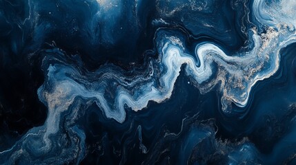 Elegant Blue and White Marble Background with Unique Swirls and Patterns Evoking Calmness and Sophistication Perfect for Design Projects and Creative Applications in Various Contexts