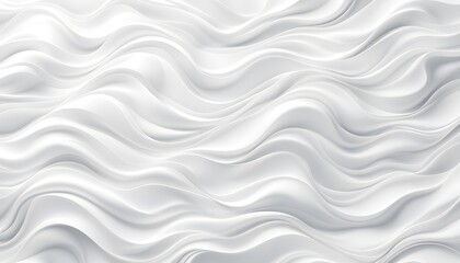 Fototapeta premium Abstract White Wave Background Texture Image
