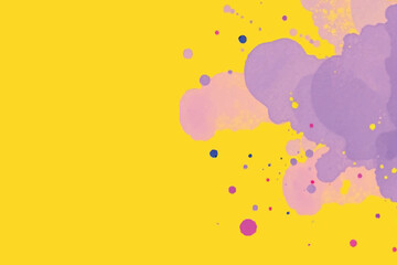 Holi vibrant abstract watercolor background with  multi, different, colourful, paint, spllatter, grunge,  capturing the motion of splashing water india colour of fastival