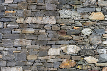 Dettaglio di un muro di montagna