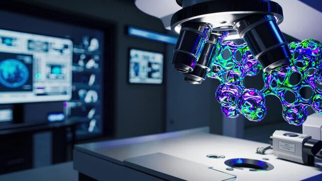 Microscopic Molecular Structure Analysis in Advanced Laboratory