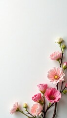 Fototapeta premium Crisp, bright white canvas, ideal for overlay, pure white, clean background