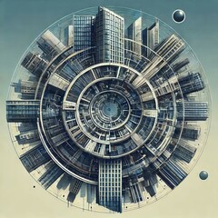 Obraz premium Circular Architecture