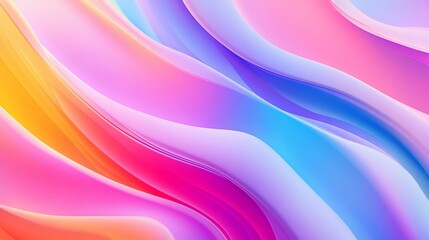 Fototapeta premium Abstract colorful waves pattern background design with smooth dynamic gradient effect