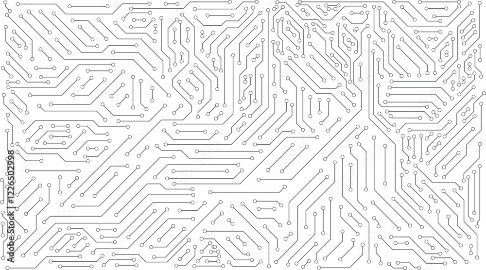 Poster circuit board background. abstract technology circuit board pattern. computer circuit board seamless