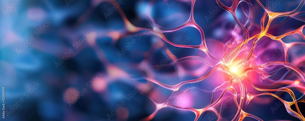Poster clean energy wind strategy concept. colorful neural network representation depicting connections and