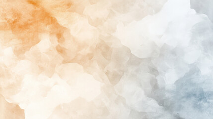 Fototapeta premium soft abstract watercolor gradient blending warm beige, light orange, and cool gray tones creates calming and harmonious visual effect, perfect for backgrounds or artistic designs