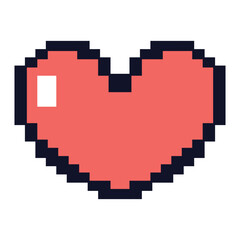 Pixel Heart Illustration