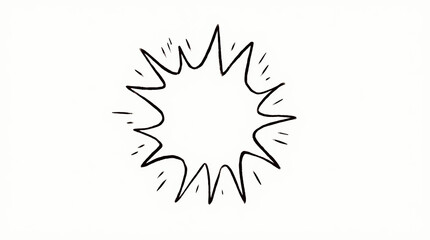 Obraz premium Cartoon flash power lines. Graphic of burst. Abstract energy and explosion.