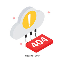 Cloud 404 Error Cloud Equalizer Vector Filled Icon Style. Eps 10 File