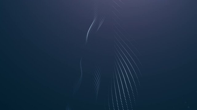 Wave line animation background. innovative tripcode form use digital line wave particular animation background. 3d rendering 