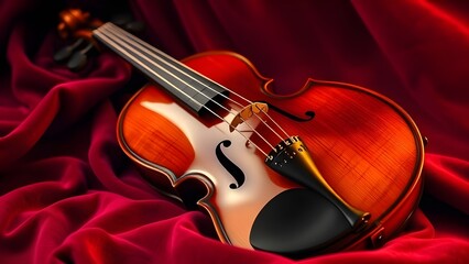 Fototapeta premium Violin, a type of musical instrument