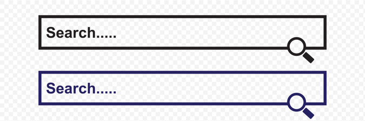 Print Search bar isolated on transparent background. Search icon for site web   . 1176