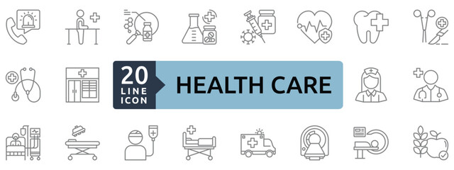 health care icon sheet