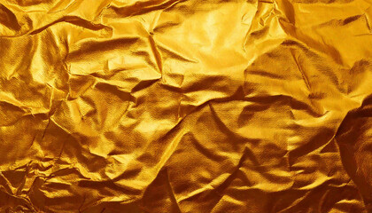 Gold Crumpled Texture