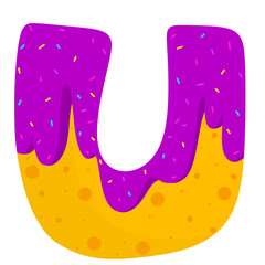 English donut letters 