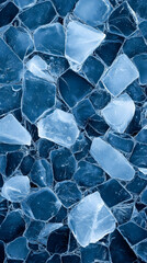 Blue stone mosaic texture background, close-up detail