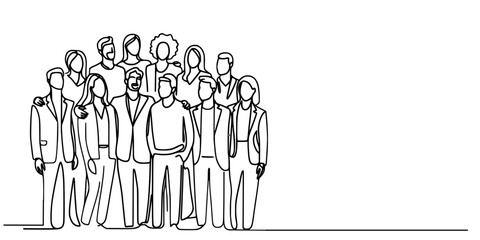 Obraz premium 3d render of a group of people