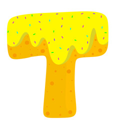 English donut letters 