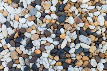 Pebble stone background, river pebble stone for garden decoration