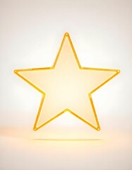 Obraz premium golden star icon