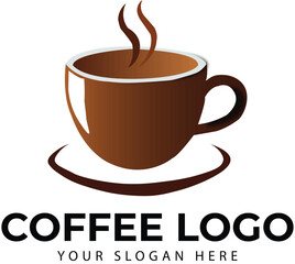 Elegant Coffee Logo Design for a Cafe or Shop