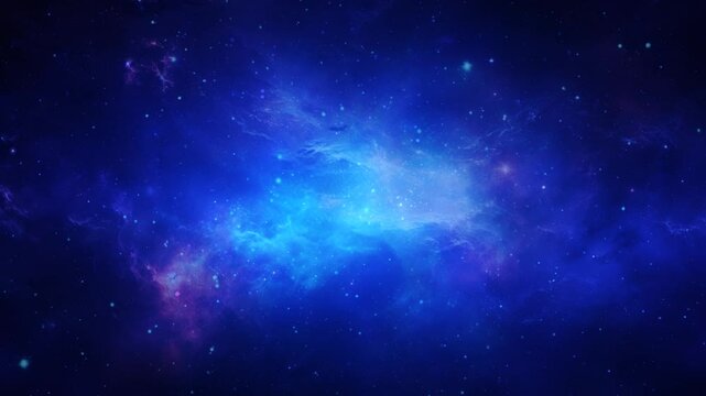 Flying through the stars and nebula. Milky way nebula space exploration through outer space. High quality footage.