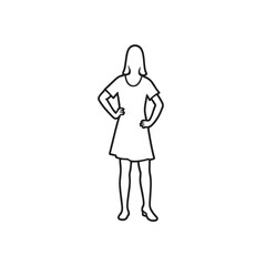 illustration of a person with a bag