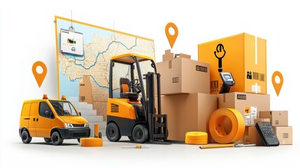 Enhancing warehouse efficiency a comprehensive exploration of six logistics tools including pallet jack and barcode scanning standards in modern supply chains