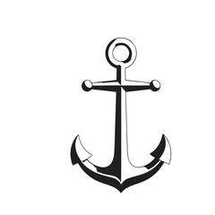 anchor vector  isolated on white background