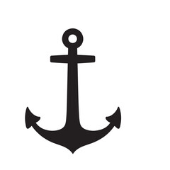 anchor vector  isolated on white background