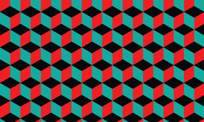 seamless geometric pattern with triangles