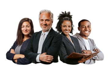 PNG board of directors, collage element, transparent background