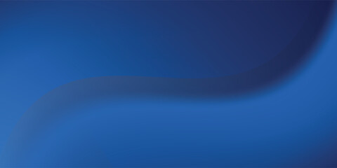 Gradient blue abstract background with a soft curve and smooth lighting.