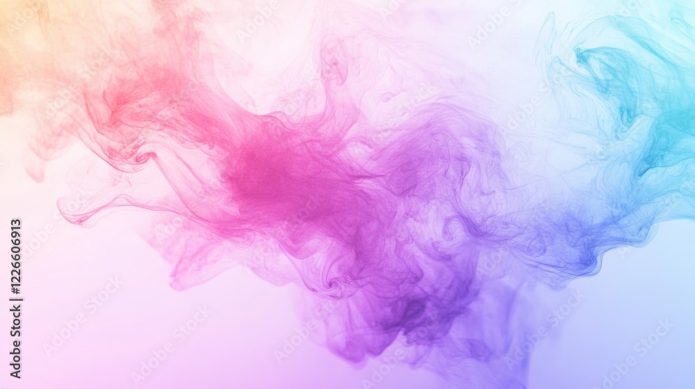 Leinwandbilder abstract gradient background with soft pastel colors blending smoothly, perfect for text overlay