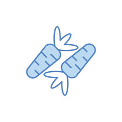 Carrots icon design