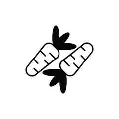 Obraz premium Carrots icon design