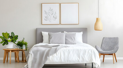 Relaxing bedroom decor modern home interior design cozy environment natural light serenity