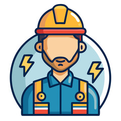 electrical engineer icon design