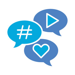 Obraz premium Social Media Icon