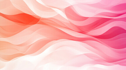 A dynamic abstract illustration featuring pink, orange, and white flowing waves blending smoothly to create a modern and artistic aesthetic. Suitable for backgrounds, digital artwork