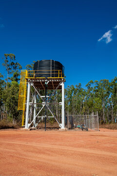 huge water tank stand bush line