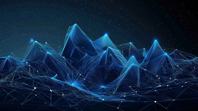 Abstract imagery showcasing the ability of digital infrastructure to withstand adversity.