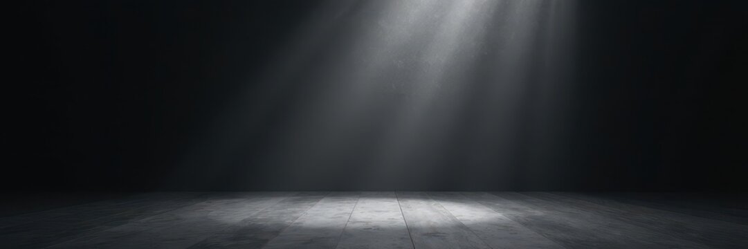 Black studio backdrop with gray gradient spotlight Perspective floor for showcasing items , perspective, product photography backdrop, gradient