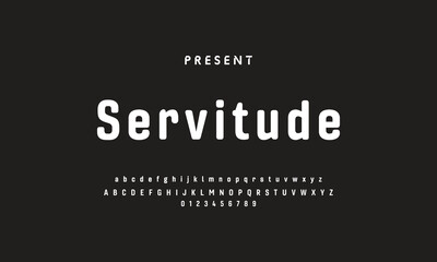 Future font creative modern alphabet fonts. Typography bold regular. vector illustrator