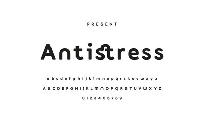 Future font creative modern alphabet fonts. Typography bold regular. vector illustrator