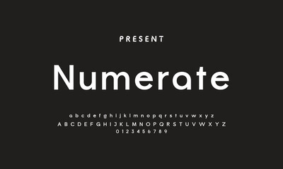 Future font creative modern alphabet fonts. Typography bold regular. vector illustrator
