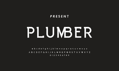 Future font creative modern alphabet fonts. Typography bold regular. vector illustrator